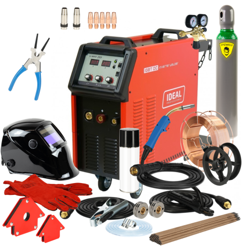 Spawarka Ideal V-MIG 285 4x4 PRO MMA - zestaw - VMIG285V2-G - Ideal - 1