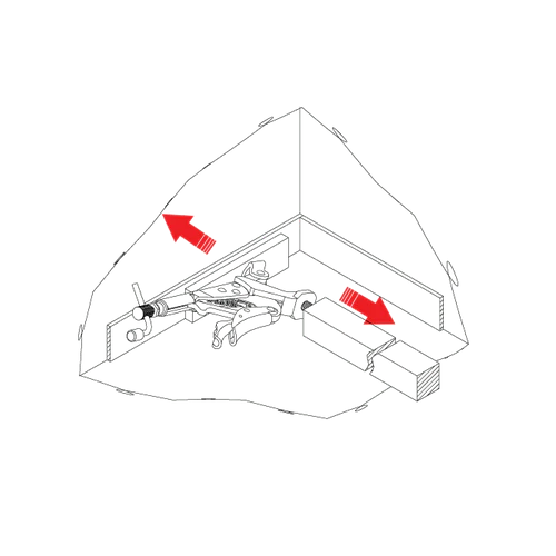 Ścisk klamrowy rozwierający 230 kg StrongHand - PE6M - Strong Hand Tools - 12