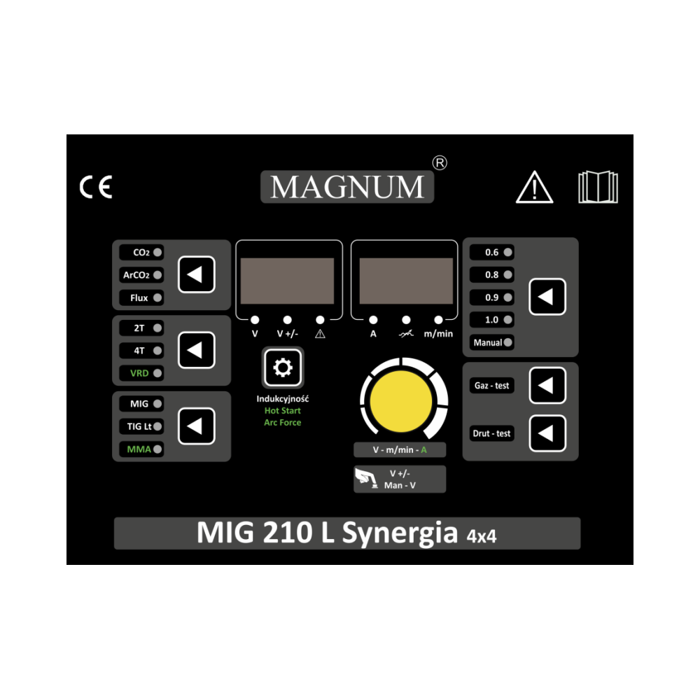 Spawarka Magnum MIG 210 L Synergia 4x4 - zestaw - U MI 210L SYN-G - Magnum - 10