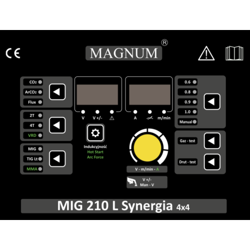 Spawarka Magnum MIG 210 L Synergia 4x4 - zestaw - U MI 210L SYN-G - Magnum - 10