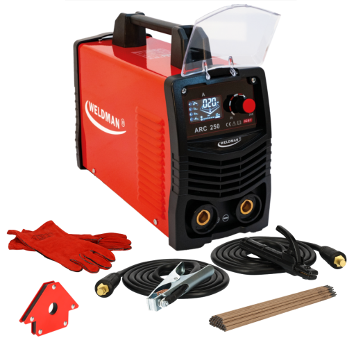 Spawarka Weldman ARC 250 LCD Synergia - zestaw - 103 020-G - Weldman - 2