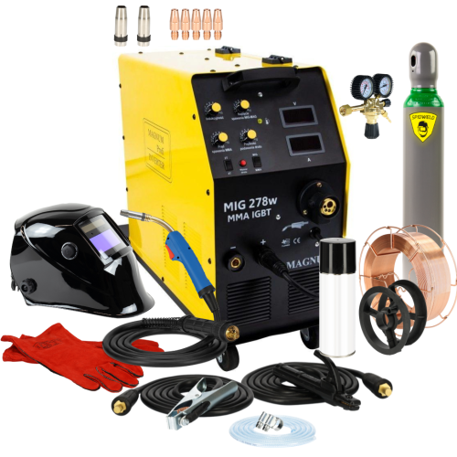 Spawarka Magnum MIG 278 W MMA IGBT - zestaw - U MI 278W MMA-G - Magnum - 1