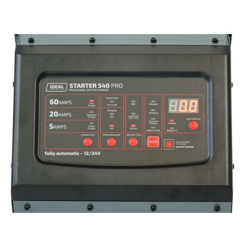 Prostownik z rozruchem Ideal Starter 540 PRO - STARTER540P - Ideal - 2