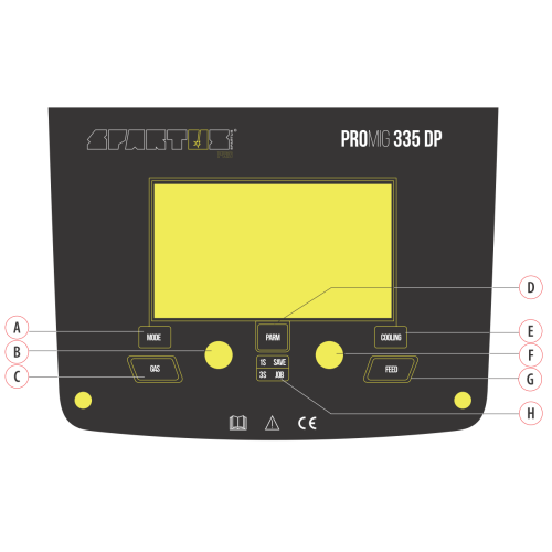 Spawarka Spartus ProMIG 335 Dual Pulse - zestaw wodny - PROMIG335DP-PAK-241-3-G - Spartus - 4