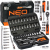 Zestaw kluczy nasadowych 1/4" CrV 46 el. Neo Tools - 08-660 - NEO Tools - 1