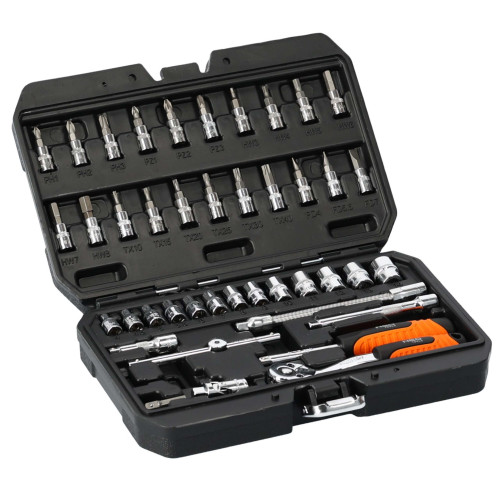 Zestaw kluczy nasadowych 1/4" CrV 46 el. Neo Tools - 08-660 - NEO Tools - 2