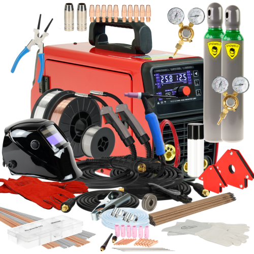 Spawarka Ideal Tecnomig 203 LED Synergic - zestaw - TMIG203LED-G - Ideal - 1