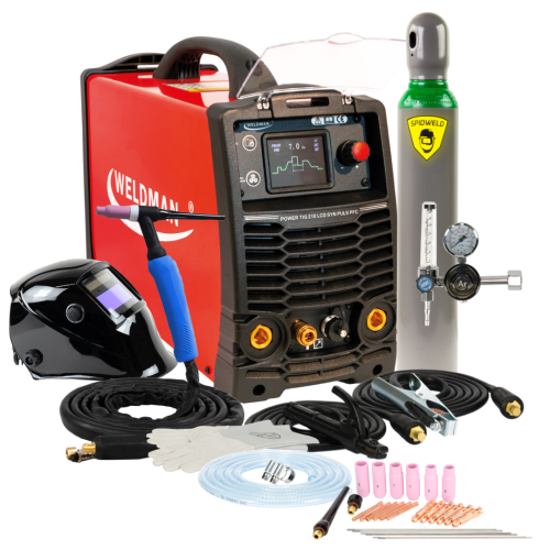 Spawarka Weldman Power TIG 210 AC/DC LCD Synergic Puls PFC - zestaw - 104 413-G - Weldman - 2