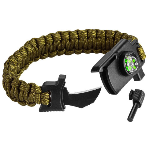 Bransoletka opaska survivalowa 5w1 Neo Tools - 63-140 - NEO Tools - 2