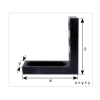 Kątownik blokujący (otwór/slot) 175x50x175 do stołów spawalniczych / Spartus - SP010-30-002 - Spartus - 4