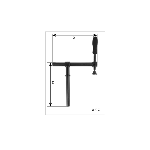 Zacisk kompensacyjny 300x200 łeb 6-kątny do stołów spawalniczych / Spartus - SP010-70-025 - Spartus - 2