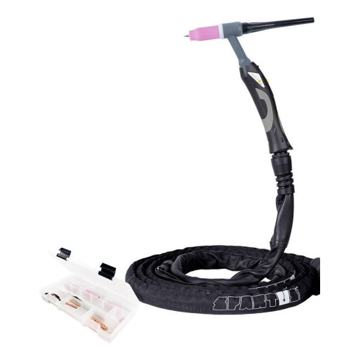 Uchwyt spawalniczy Spartus ProFlex TIG 17 / 4 m (przyłącze EURO) - SPP17-4-mSRP1B-X-1EUR - Spartus - 1