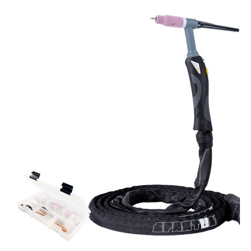Uchwyt spawalniczy Spartus ProFlex TIG 26 / 4 m (przyłącze EURO) - SPP26-4-SRP1B-X-1EUR - Spartus - 1