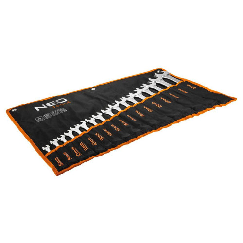 Klucze płasko-oczkowe Neo Tools 8-32 mm 17 el. CrV - 09-753 - NEO Tools - 2