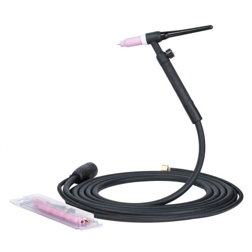 Uchwyt spawalniczy Spartus Easy TIG 17V z zaworkiem / 4 m (wtyk SK25) - SPE17V-4-H100-D-SK25 - Spartus - 1