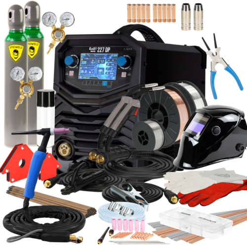 Spawarka Spartus EasyMIG 227 Dual Pulse - zestaw - EASYMIG227DP-PAK-15-3-G - Spartus - 1