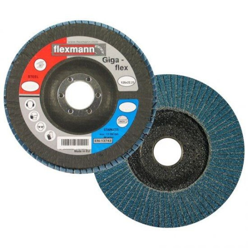 Tarcza listkowa lamelka Flexmann Giga-glex 125 mm P80 - V-2006 - flexmann - 1