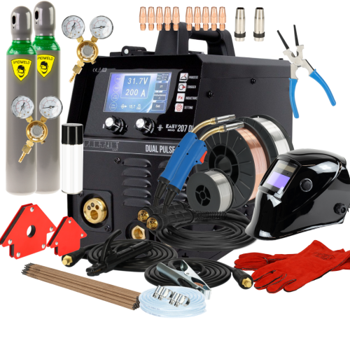 Spawarka Spartus EasyMIG 207 Dual Pulse - zestaw - EASYMIG207DP-PAK-24-3-G - Spartus - 2