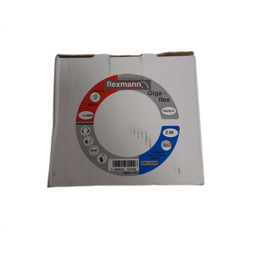 Tarcza listkowa lamelka Flexmann Giga-glex 125 mm P80 - V-2006 - flexmann - 2