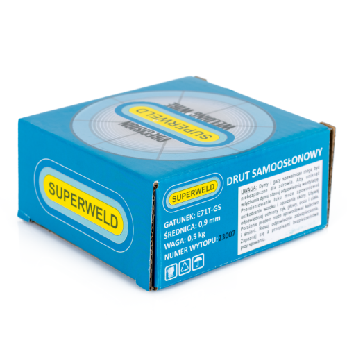 Drut spawalniczy MIG samoosłonowy E71T-GS Superweld 0,9 mm / 0,5 kg - D-S 0.9 0.5 W - Magnum - 1 2