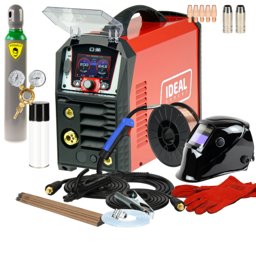 Spawarka Ideal Expert MIG 201 LCD - zestaw - EXMIG201LCD-G - Ideal - 4