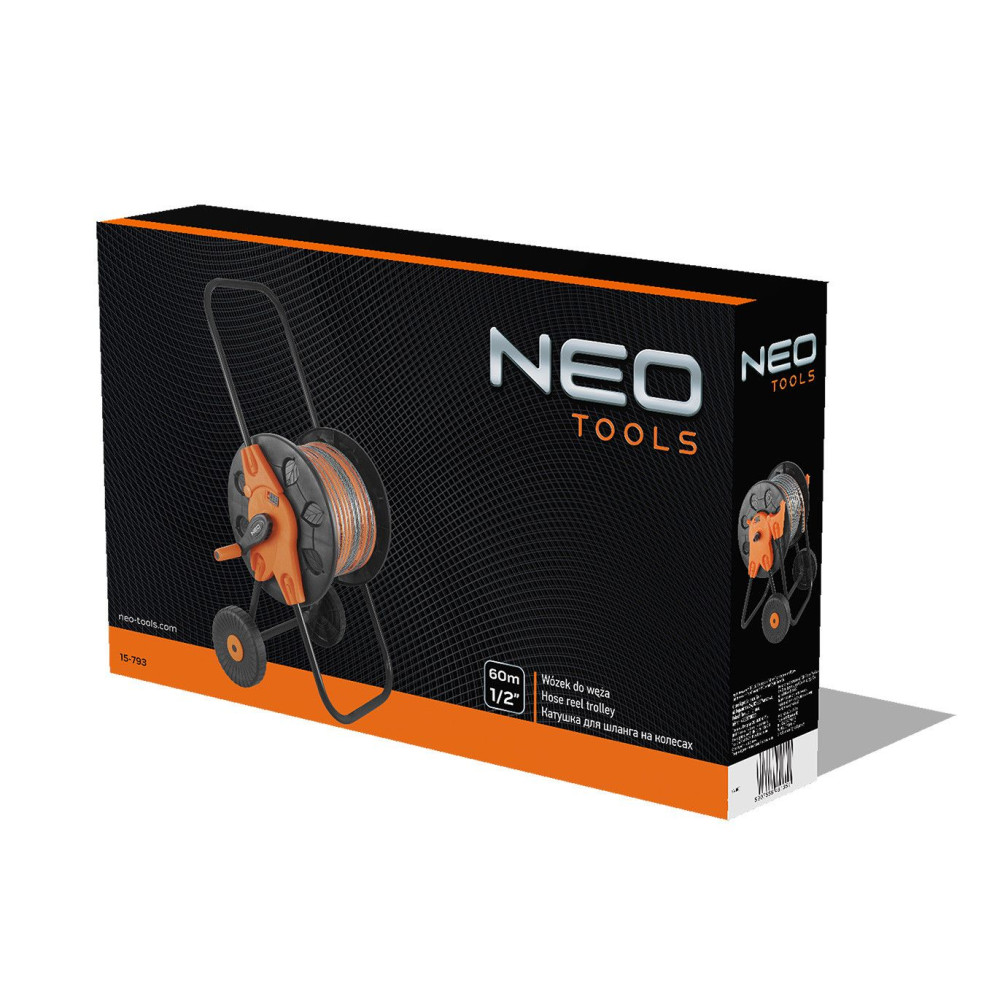 Zestaw ogrodowy 1/2":  wózek + wąż 50 m + zraszacz Neo Tools - 15-793_px - NEO Tools - 16