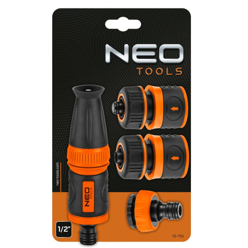 Zestaw ogrodowy 1/2":  wózek + wąż 50 m + zraszacz Neo Tools - 15-793_px - NEO Tools - 18
