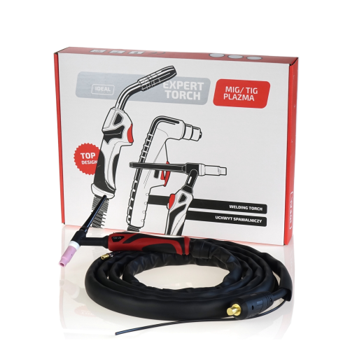 Uchwyt spawalniczy giętki TIG Ideal Single Expert 26 / 4 m (wtyk DX50) - TIG26FX/4/E/1/50 - Ideal - 1