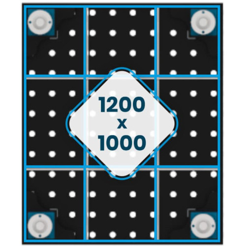 Stół spawalniczy GPPH ECO 1200x1000x200 mm - TWT_ECO_120x100 - GPPH - 21