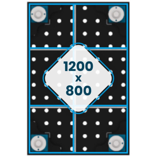 Stół spawalniczy GPPH PLUS 1200x800x200 mm - TWT_PLUS_120x80 - GPPH - 21