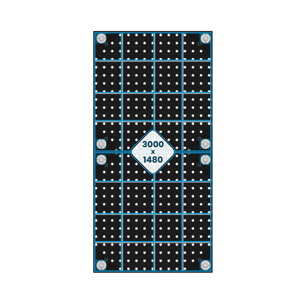 Stół spawalniczy GPPH PLUS 3000x1480x200 mm - TWT_PLUS_300x148 - GPPH - 21