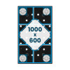 Stół spawalniczy GPPH PRO 1000x600x200 mm - TWT_PRO_100x60 - GPPH - 21