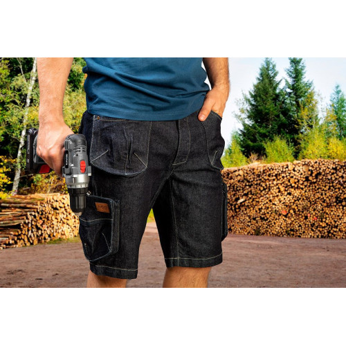 Krótkie spodenki robocze dżinsowe Neo Tools Denim - 81-279 - NEO Tools - 2
