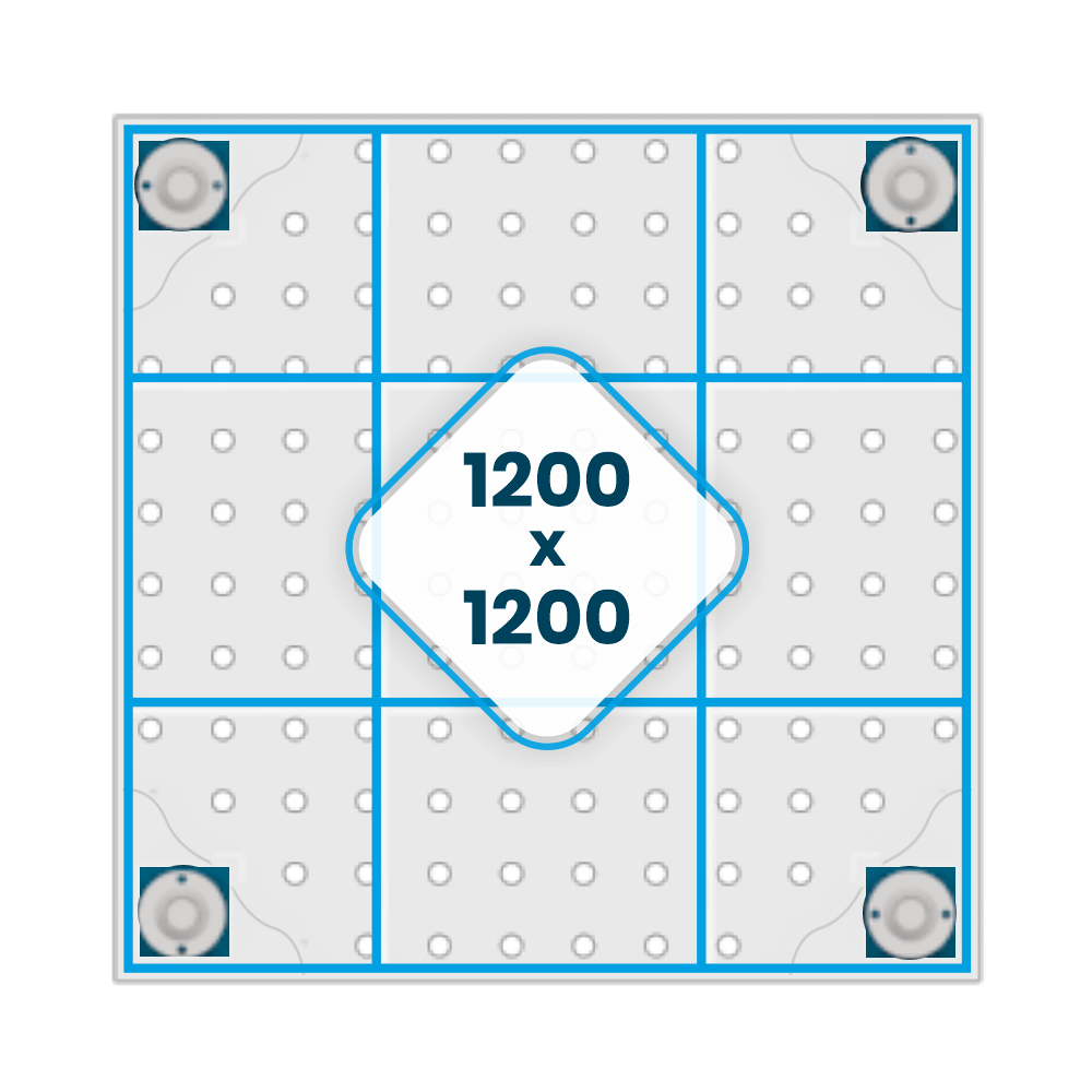 Stół spawalniczy GPPH PRO INOX 1200x1200x200 mm - INOX_PRO_120x120 - GPPH - 21