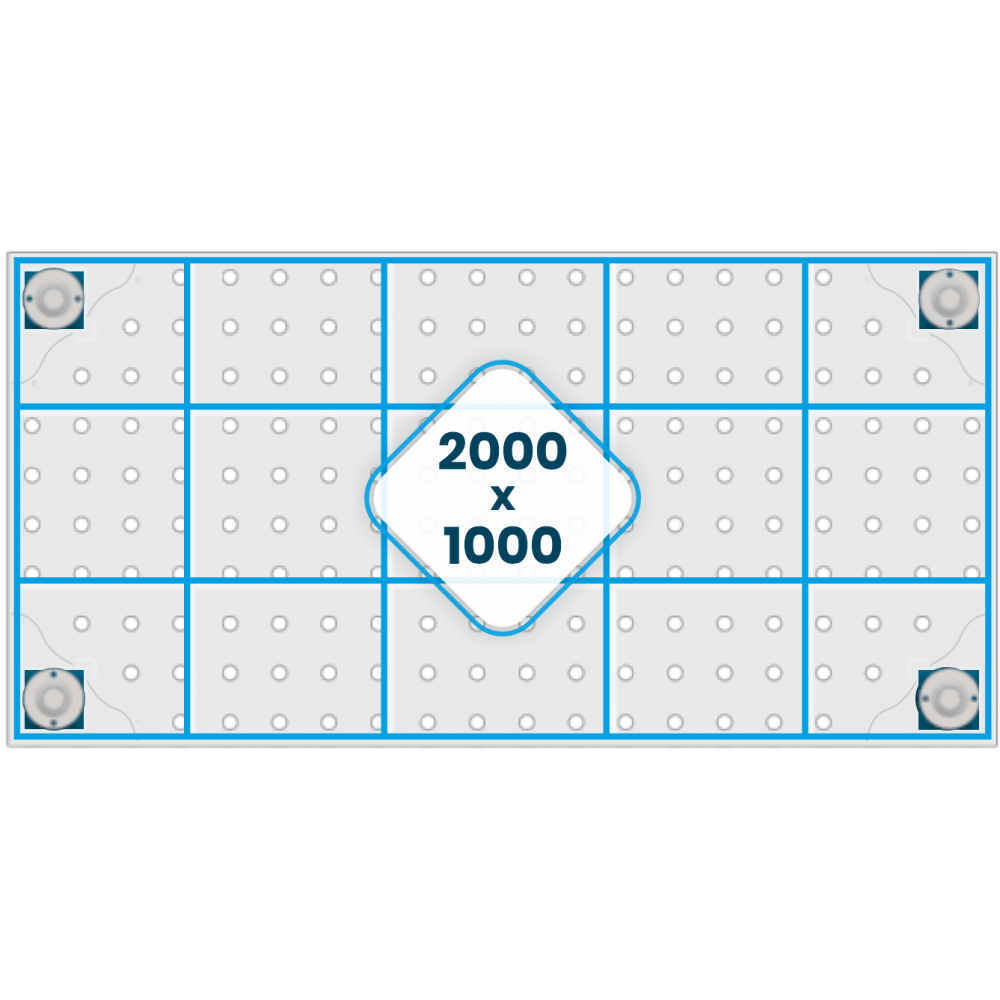 Stół spawalniczy GPPH PRO INOX 2000x1000x200 mm - INOX_PRO_200x100 - GPPH - 21