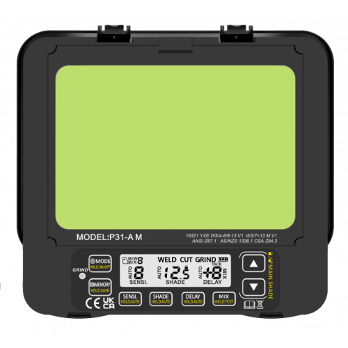 Przyłbica spawalnicza samościemniająca Ideal APS-P31-A/M F1-Flip - APS-P31-F1-G - Ideal - 21