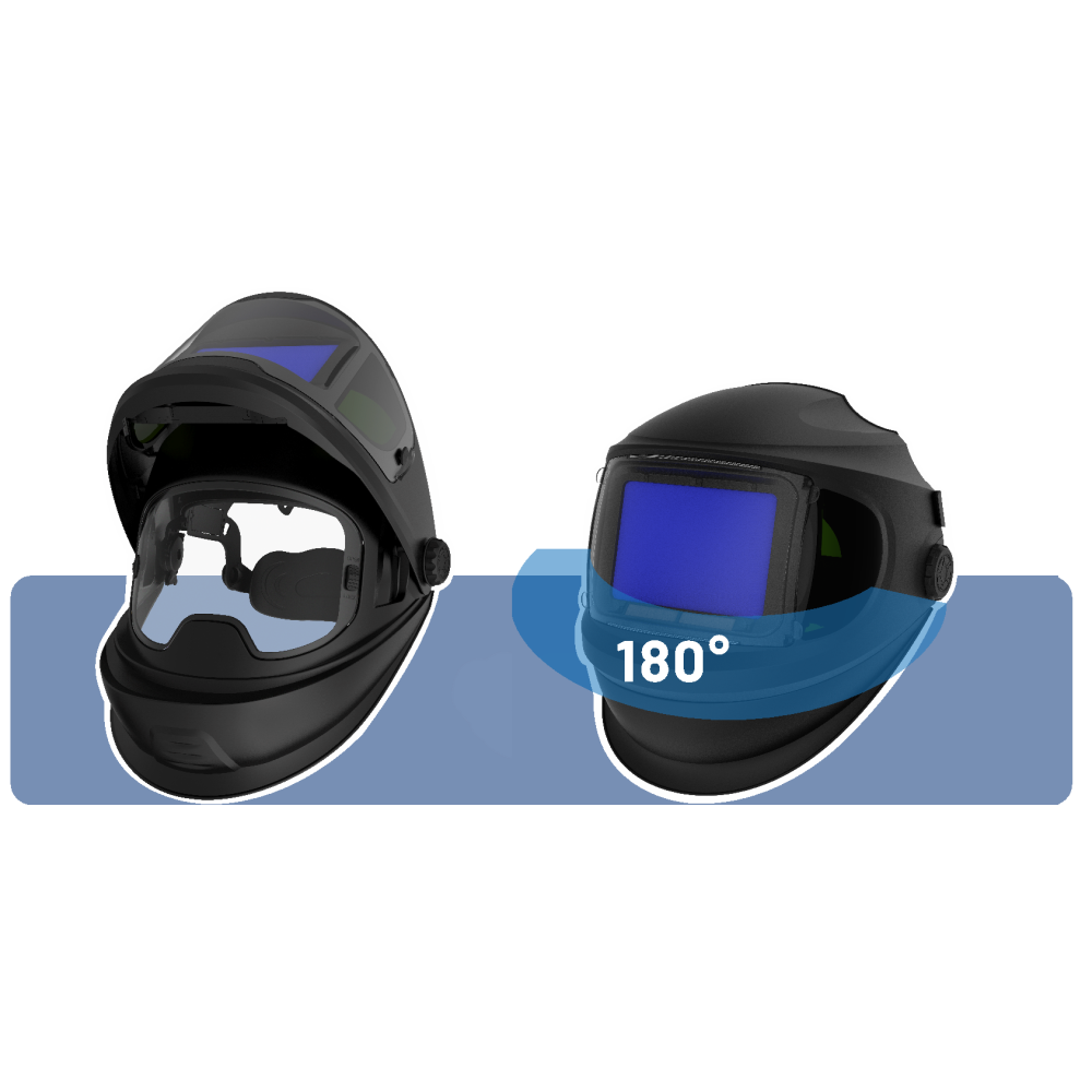 Przyłbica spawalnicza Ideal APS-P33M-RC2 FS1-Flip z pilotem Bluetooth - APS-P33M-R-FS1-G - Ideal - 24