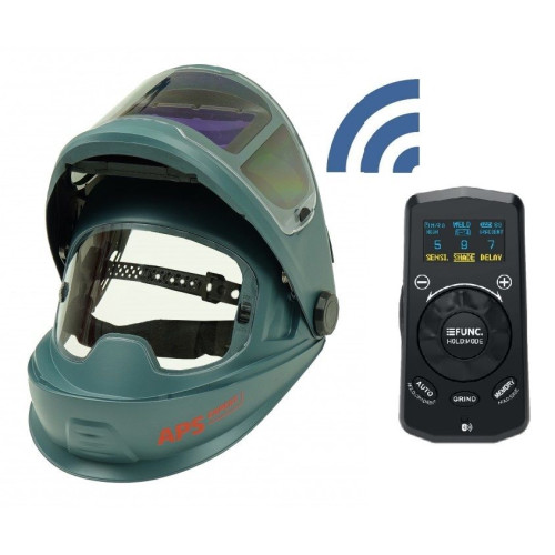 Przyłbica spawalnicza Ideal APS-P33M-RC2 FS1-Flip z pilotem Bluetooth - APS-P33M-R-FS1-G - Ideal - 1