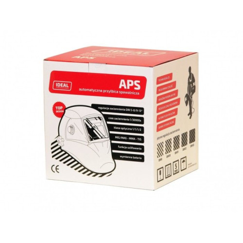 Przyłbica spawalnicza samościemniająca Ideal APS-718G - APS-718G-G - Ideal - 15