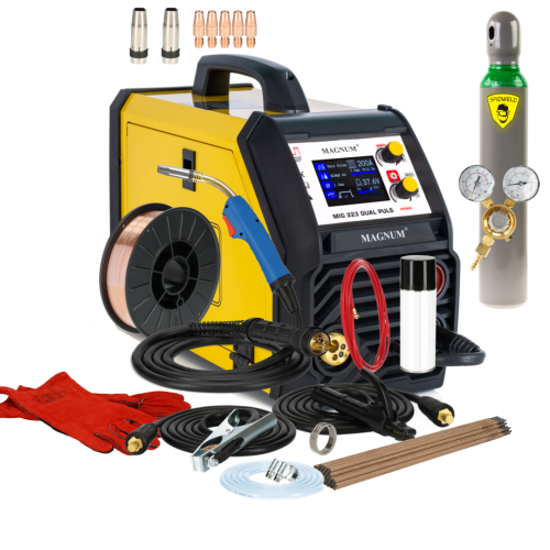 Spawarka Magnum MIG 223 Dual Puls - zestaw - U MI 223 DP LCD-G - Magnum - 5