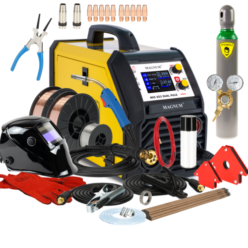 Spawarka Magnum MIG 223 Dual Puls - zestaw - U MI 223 DP LCD-G - Magnum - 3