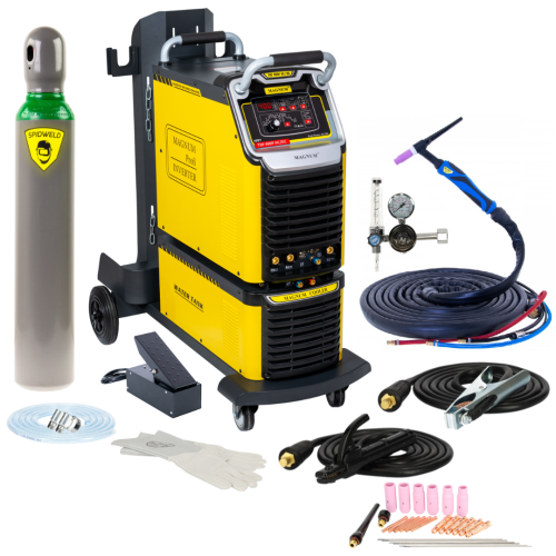 Spawarka Magnum TIG THF 400 Puls AC/DC Dual Power - zestaw wodny - U I THF400P W8 V2-G - Magnum - 3