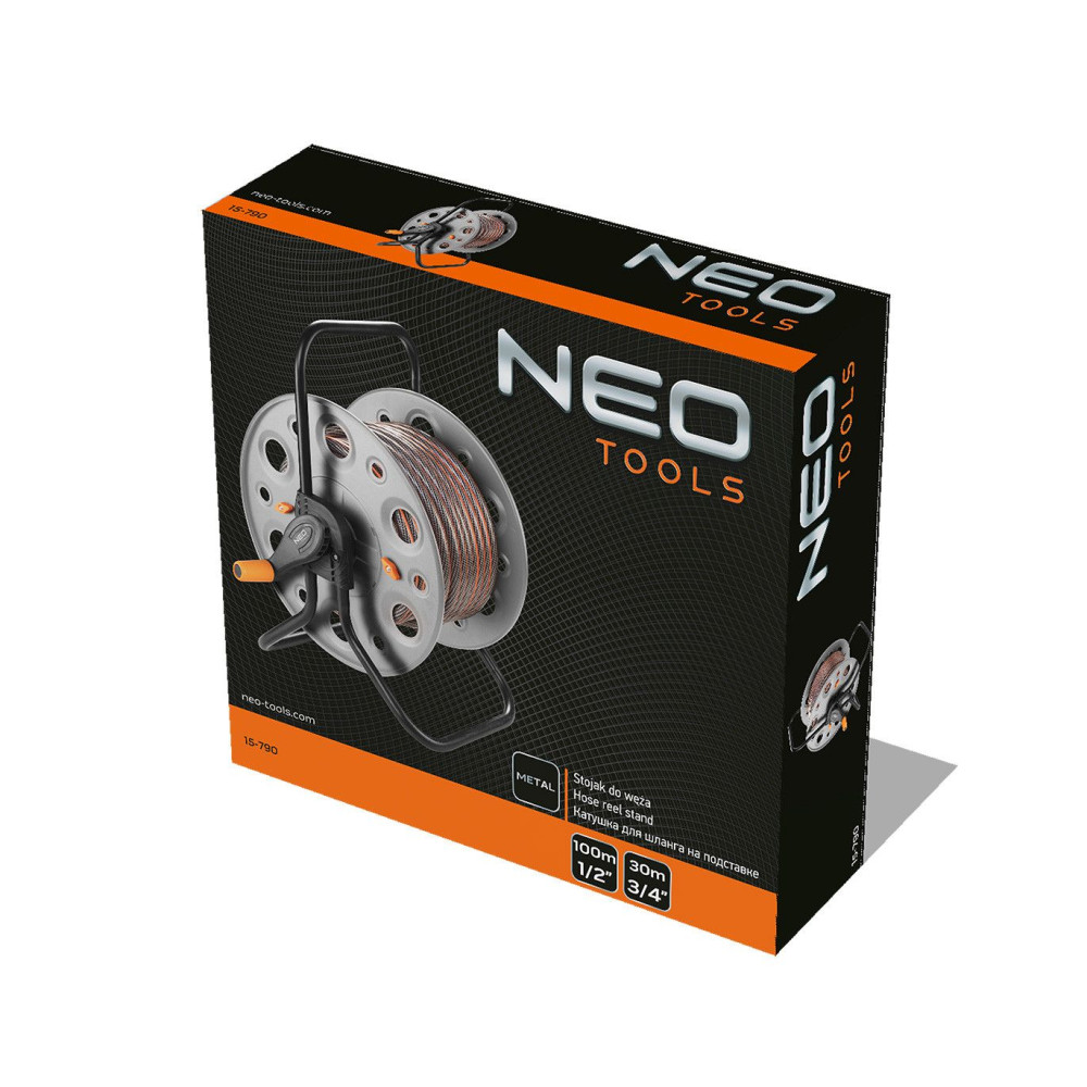 Zestaw ogrodowy 1/2":  stojak metalowy + wąż 50 m + zraszacz Neo Tools - 15-790_px - NEO Tools - 14