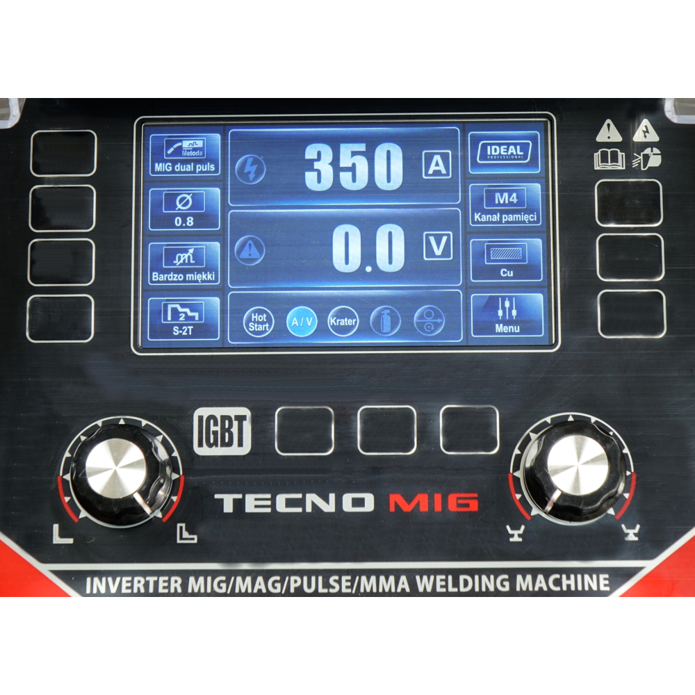 Spawarka Ideal Tecnomig 366 Pulse Synergic LCD - zestaw - TMIG366PLCD-G - Ideal - 8