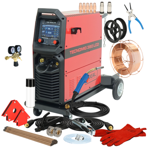 Spawarka Ideal Tecnomig 380 LCD Synergic - TMIG380LCD-G - Ideal - 4