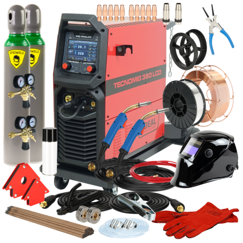 Spawarka Ideal Tecnomig 380 LCD Synergic - TMIG380LCD-G - Ideal - 1