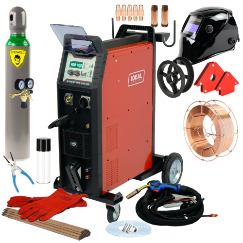 Spawarka Ideal Expert MIG 405 Compact Synergic - zestaw wodny - EXMIG405CW-G - Ideal - 2