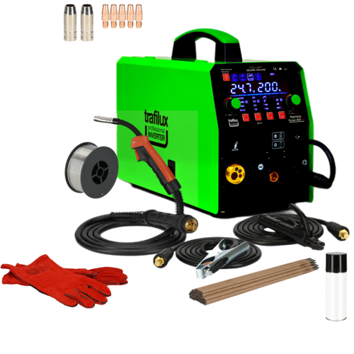 Spawarka Trafilux Trafimig Pocket 200 LED Synergia - zestaw - 5904044980456-G - Trafilux - 6