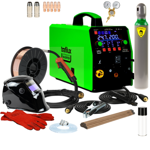 Spawarka Trafilux Trafimig Pocket 200 LED Synergia - zestaw - 5904044980456-G - Trafilux - 4