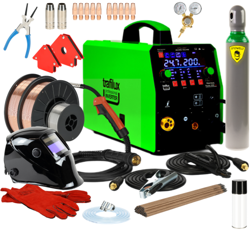 Spawarka Trafilux Trafimig Pocket 200 LED Synergia - zestaw - 5904044980456-G - Trafilux - 3